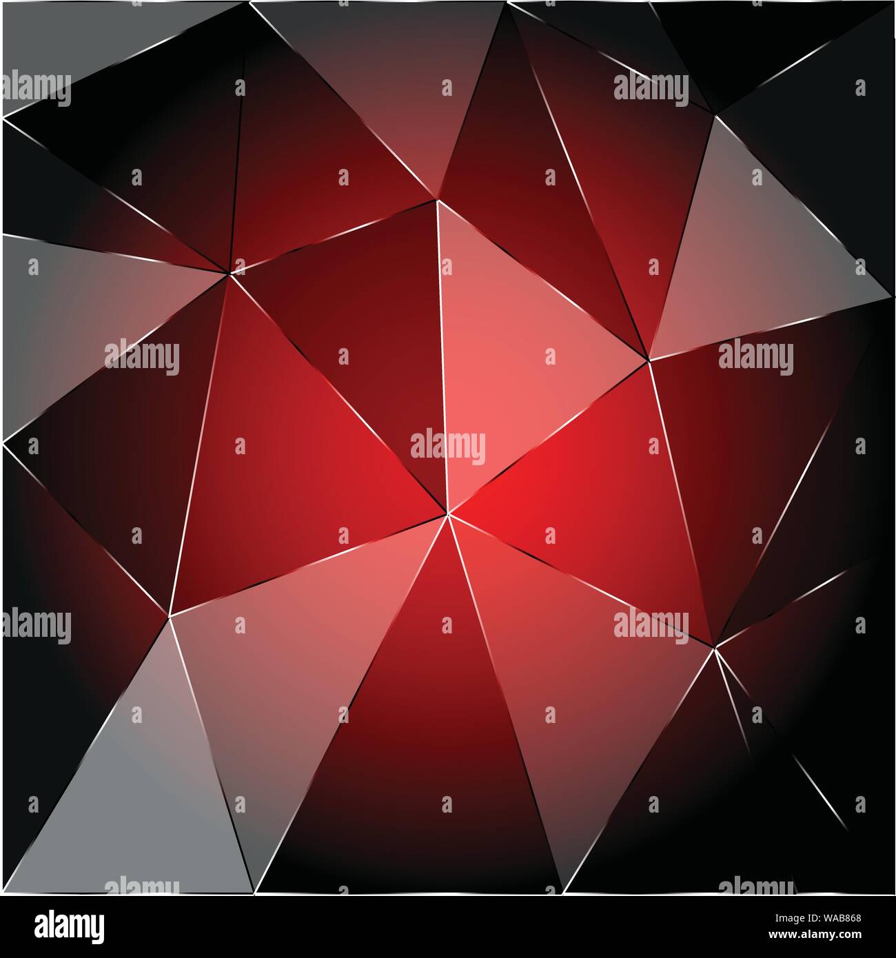 Red geometric background vector Stock Vector Image & Art - Alamy