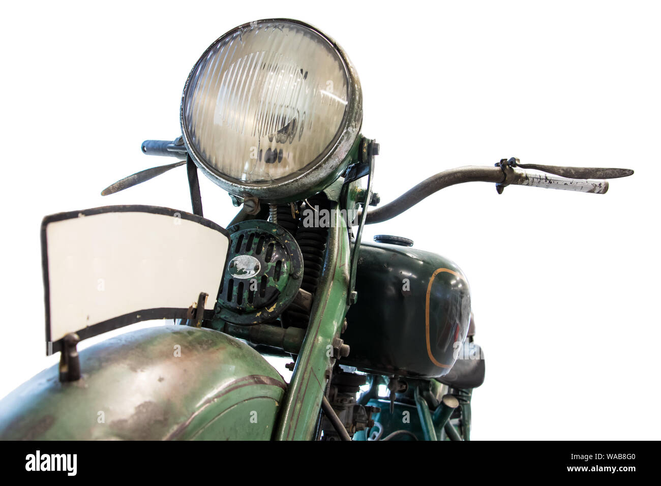 Motorcycle front handlebars headlight hi-res stock photography and images -  Alamy