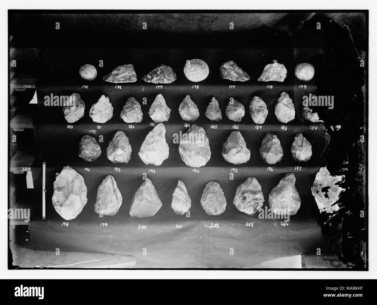 Collection of flints Stock Photo