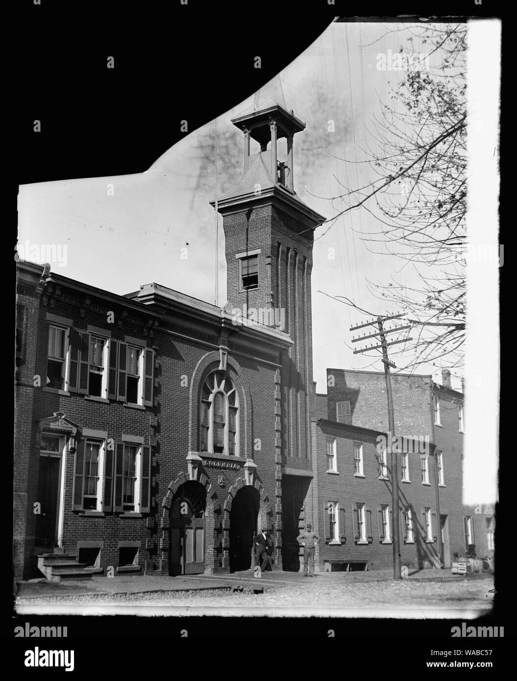 Columbia fire engine house, Alex., Va Stock Photo Alamy