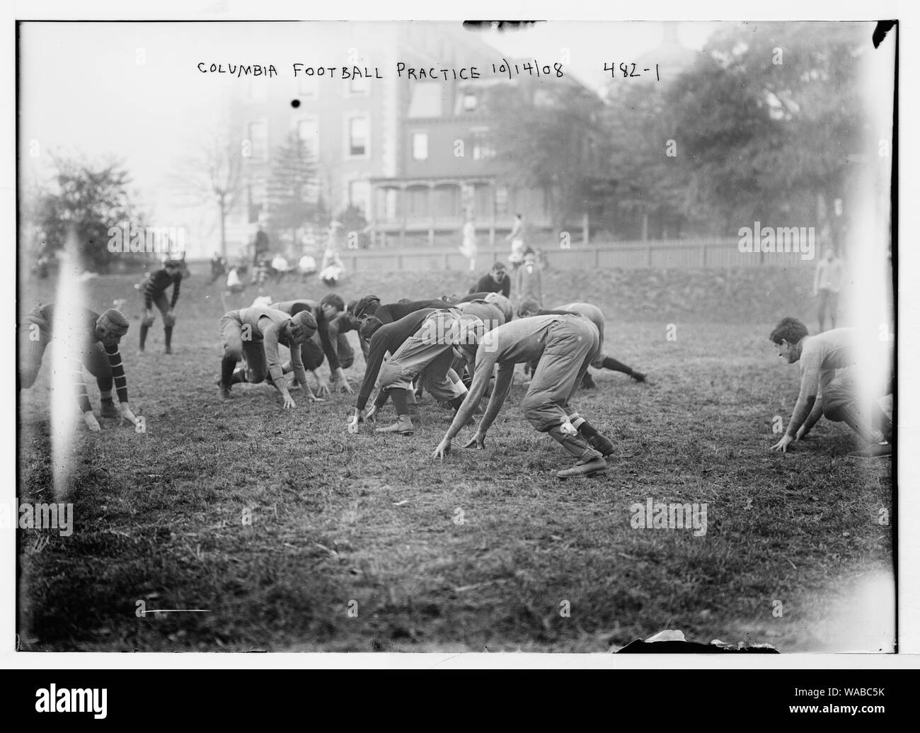 Columbia football practice Stock Photo Alamy