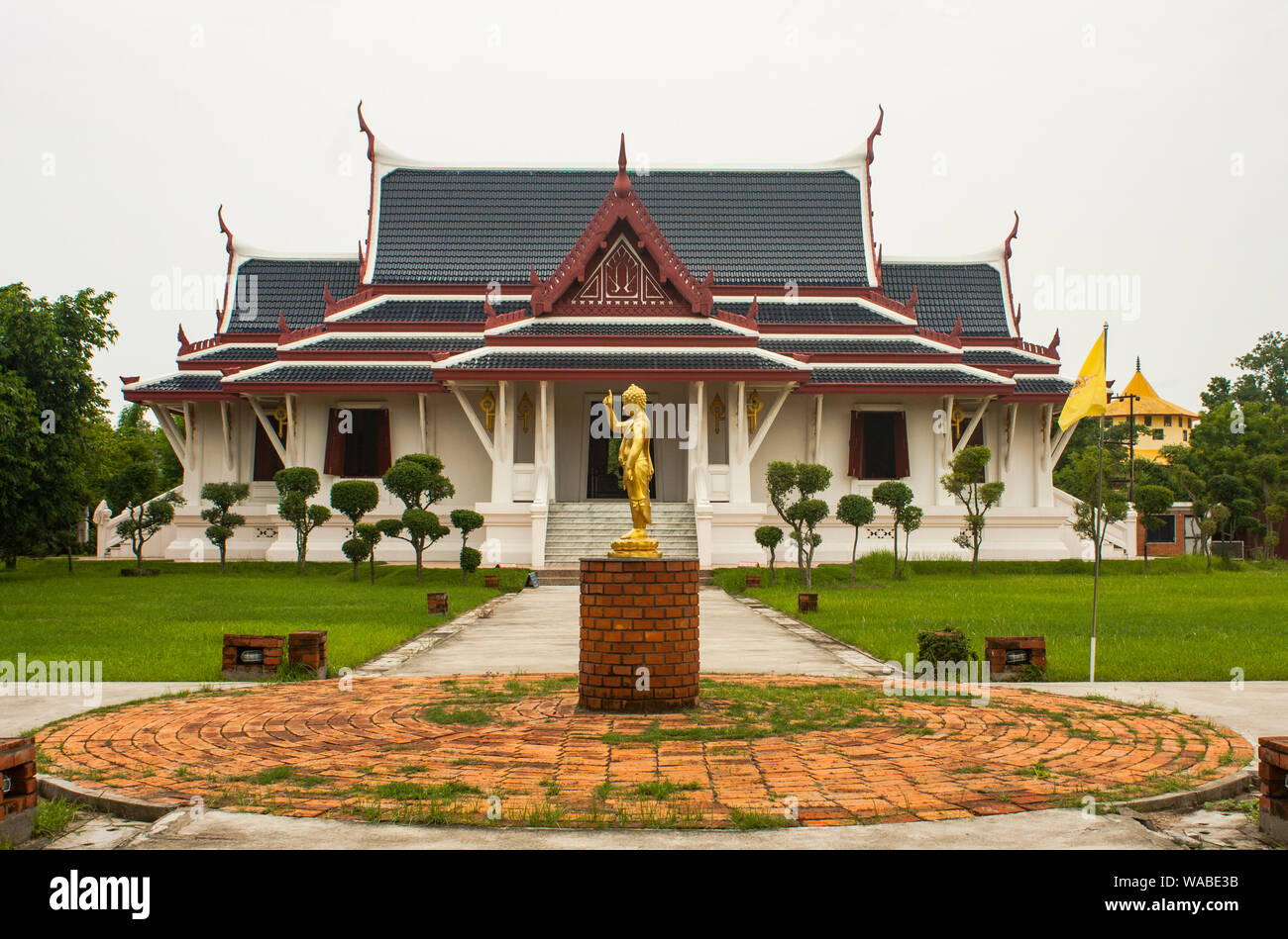Royal Thai Monastery, Lumbini, Nepal Stock Photo
