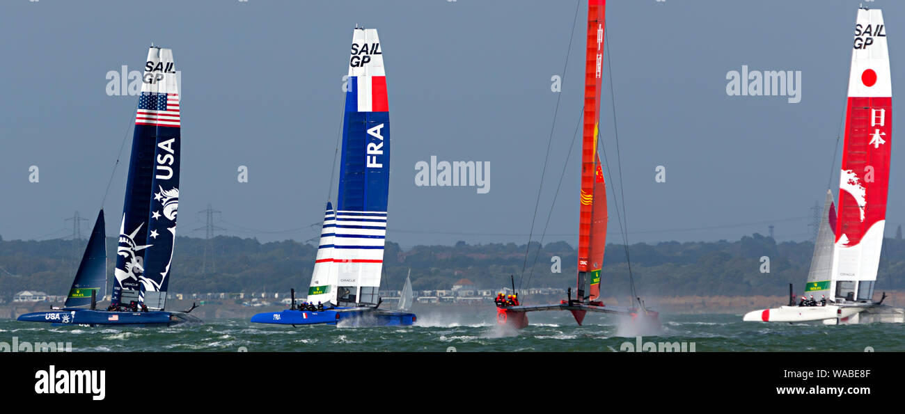 Sail GP,Sydney,New York,San Francisco,Marseille,F50,catamaran, Foiling, Catamarans, . Cowes