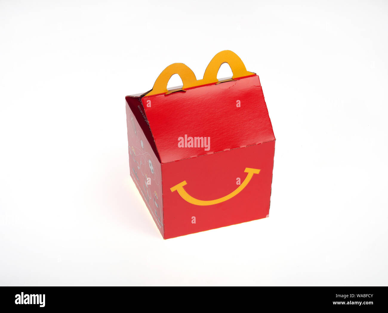 McDonald’s Happy Meal box Stock Photo