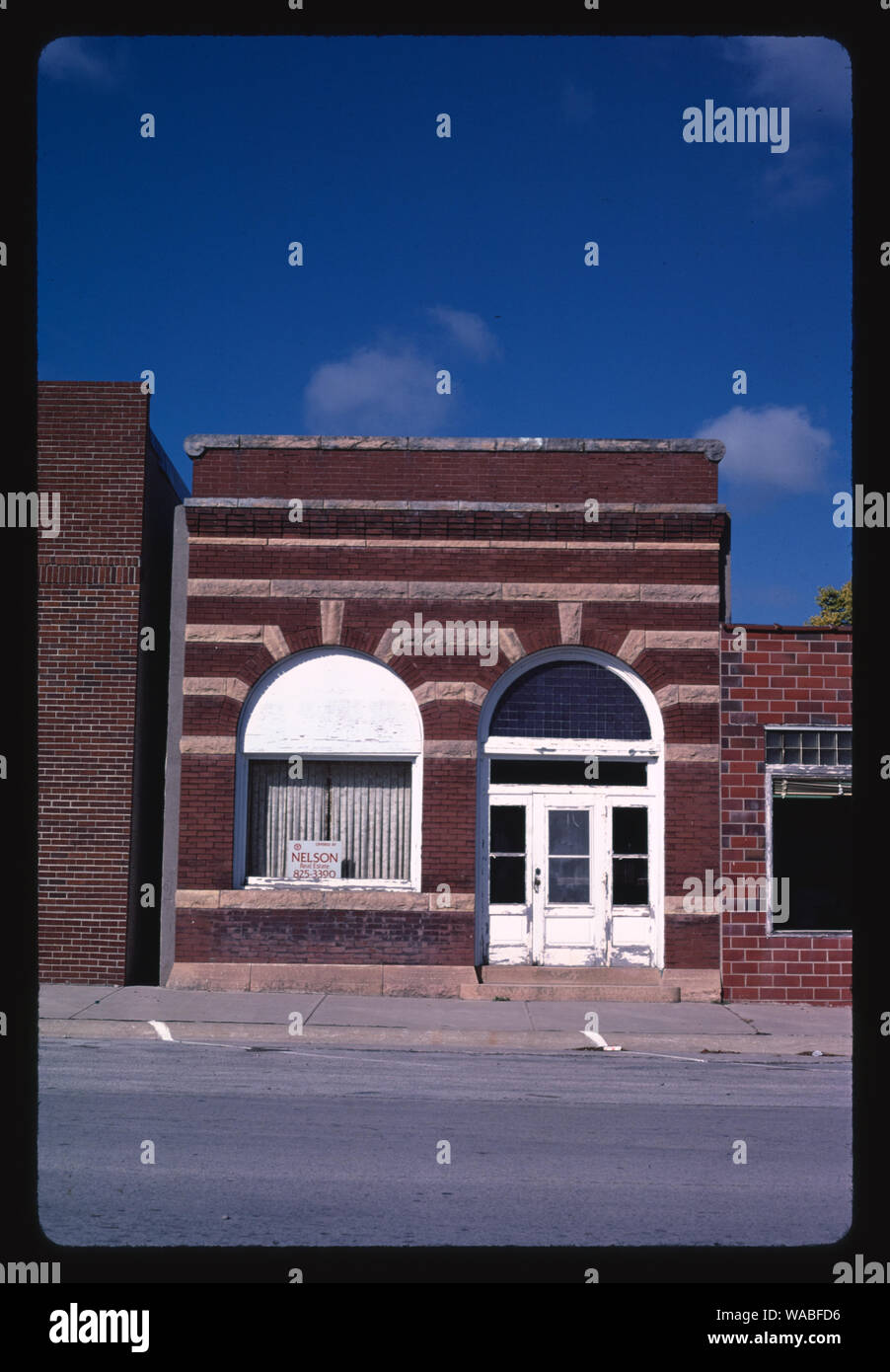 Commercial building, Goldfield, Iowa Stock Photo Alamy