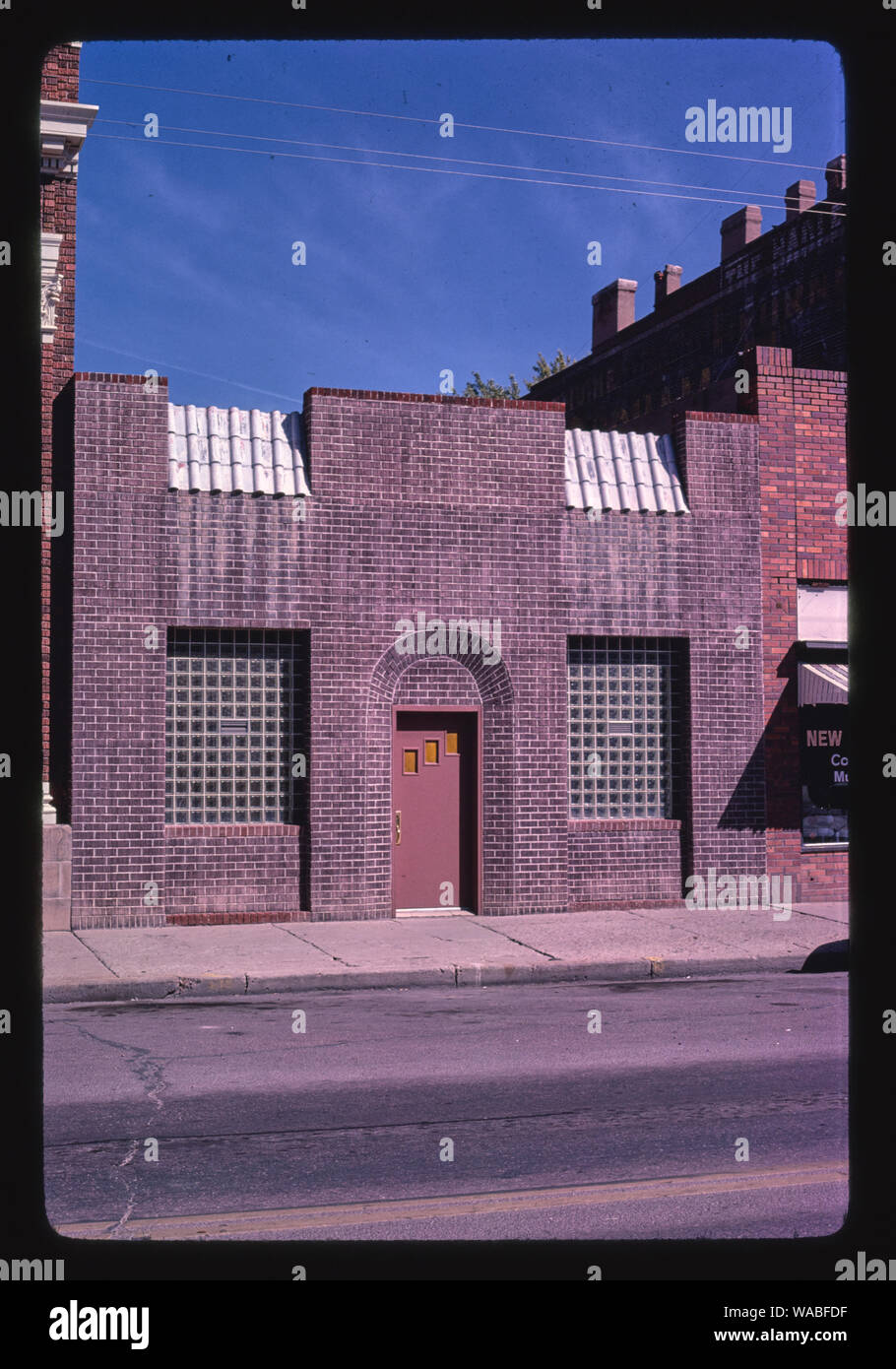 Commercial building, Main Street, Florence, Colorado Stock Photo Alamy