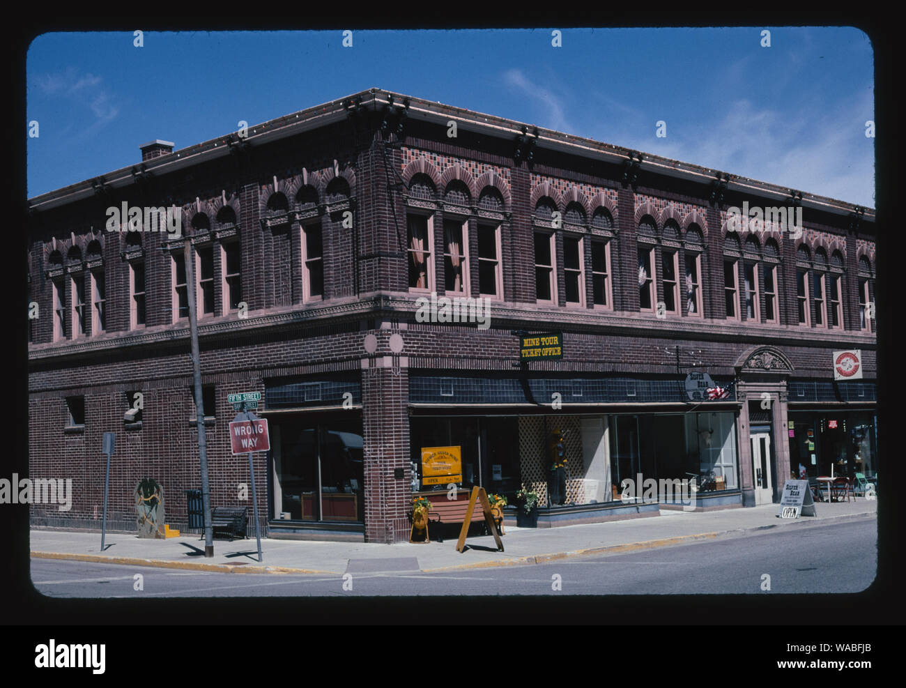 Commercial building, Wallace, Idaho Stock Photo Alamy