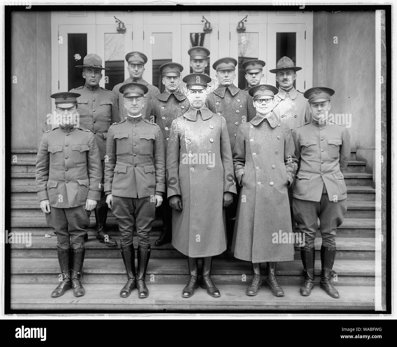 commission-on-training-camp-activities-officers-group-stock-photo-alamy