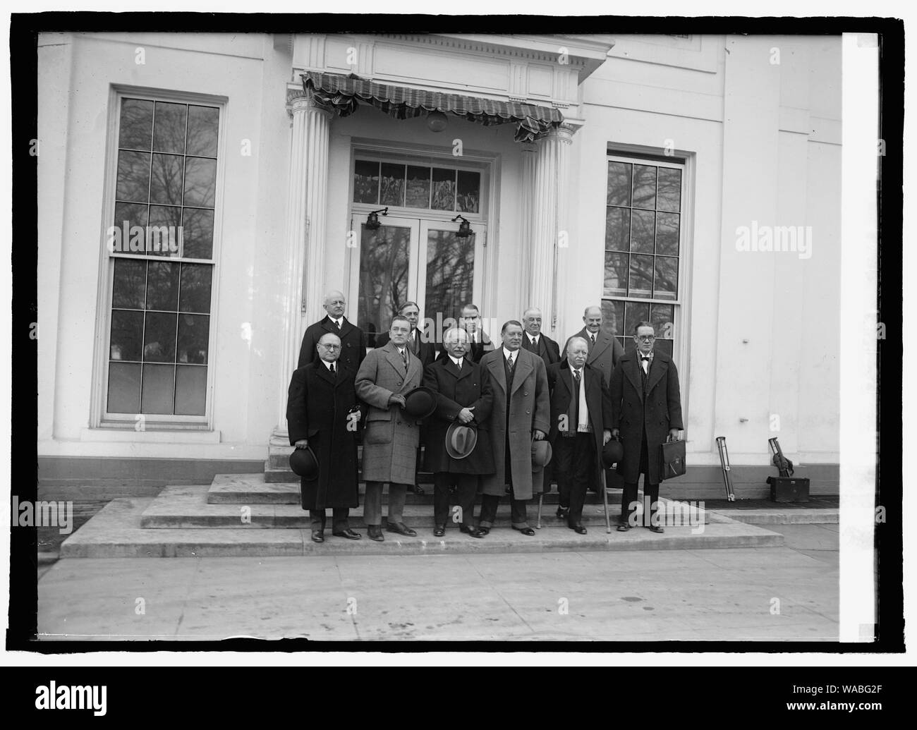 Committee from Atlantic States Shippers Regional Board at W.H. [i.e., White House, Washington, D.C., 1/21/25] Stock Photo