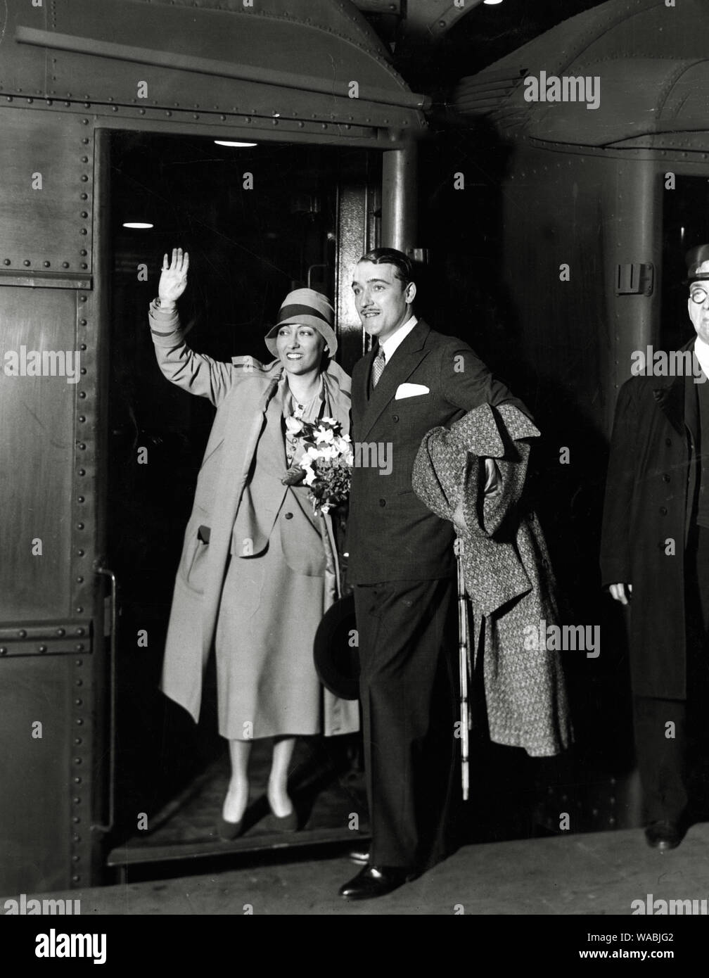 Gloria Swanson with husband Henri de la Falaise (circa 1927) File ...