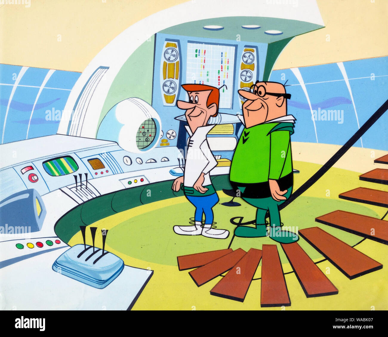 George Jetson, Spencer Cogswell, 'The Jetsons' (1962-1987) Screen Gems/Hanna-Barbera  File Reference # 33848-317THA Stock Photo