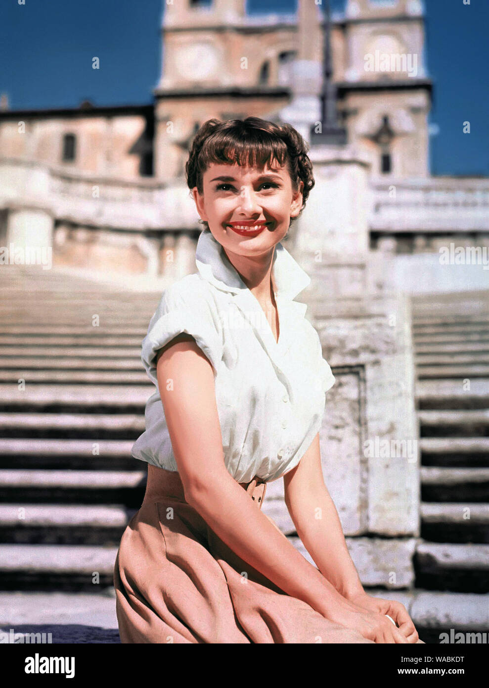Audrey Hepburn, "Roman Holiday" (1953) Paramount Pictures File Reference #  33848-082THA Stock Photo - Alamy