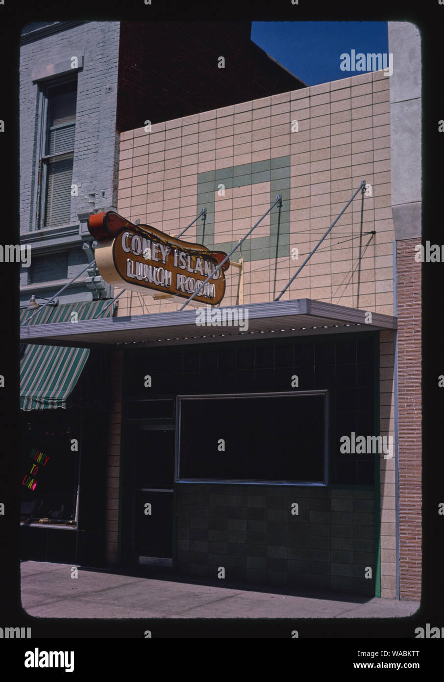 Coney Island Lunch Room, Grand Island, Nebraska Stock Photo Alamy