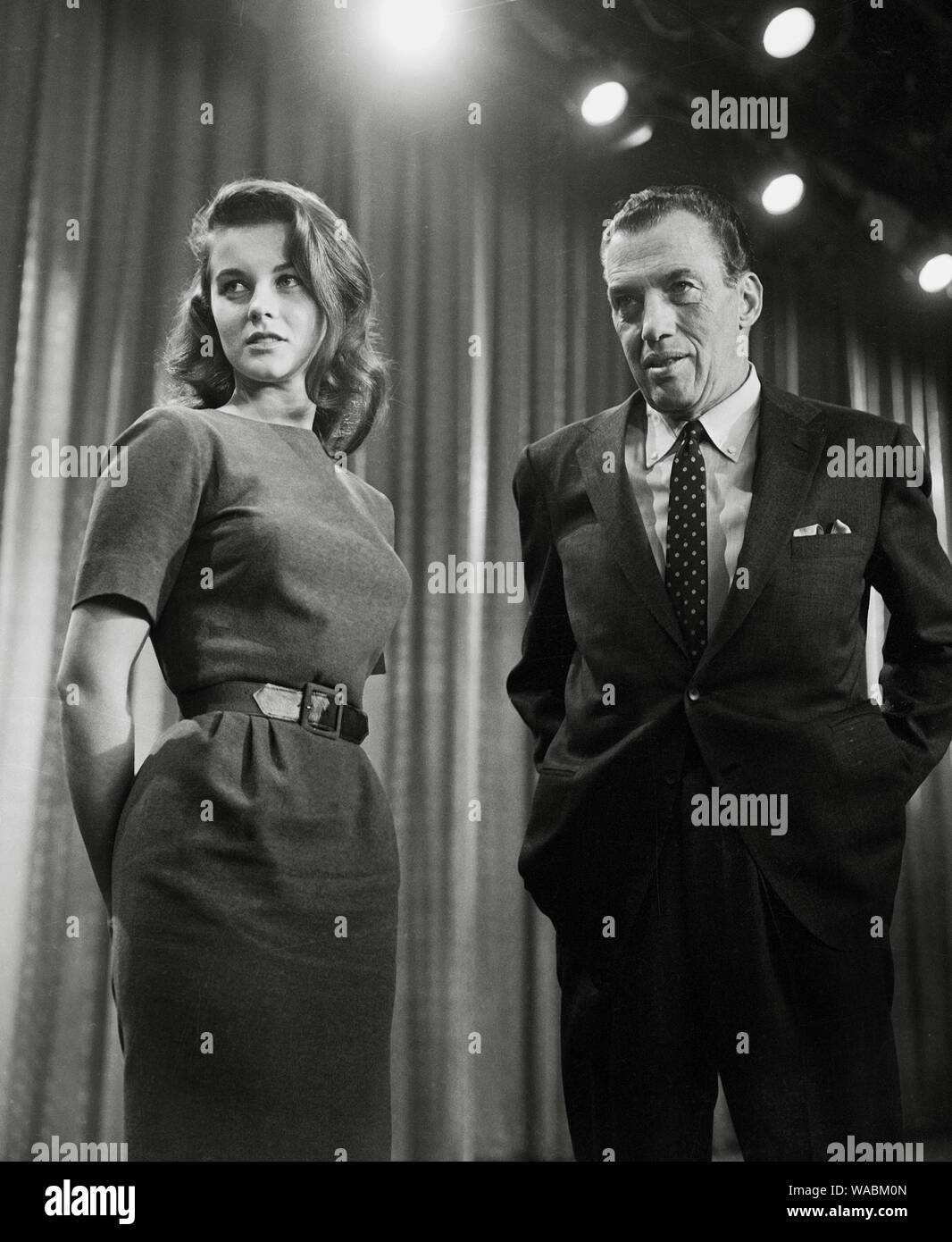 Ann-Margret, Ed Sullivan, 'The Ed Sullivan Show' (1963) CBS  File Reference # 33848-161THA Stock Photo