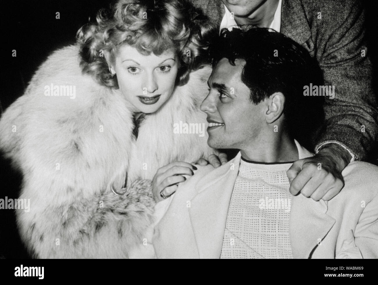 Lucille Ball with husband Desi Arnaz (circa 1949) File Reference #  33848-495THA Stock Photo - Alamy