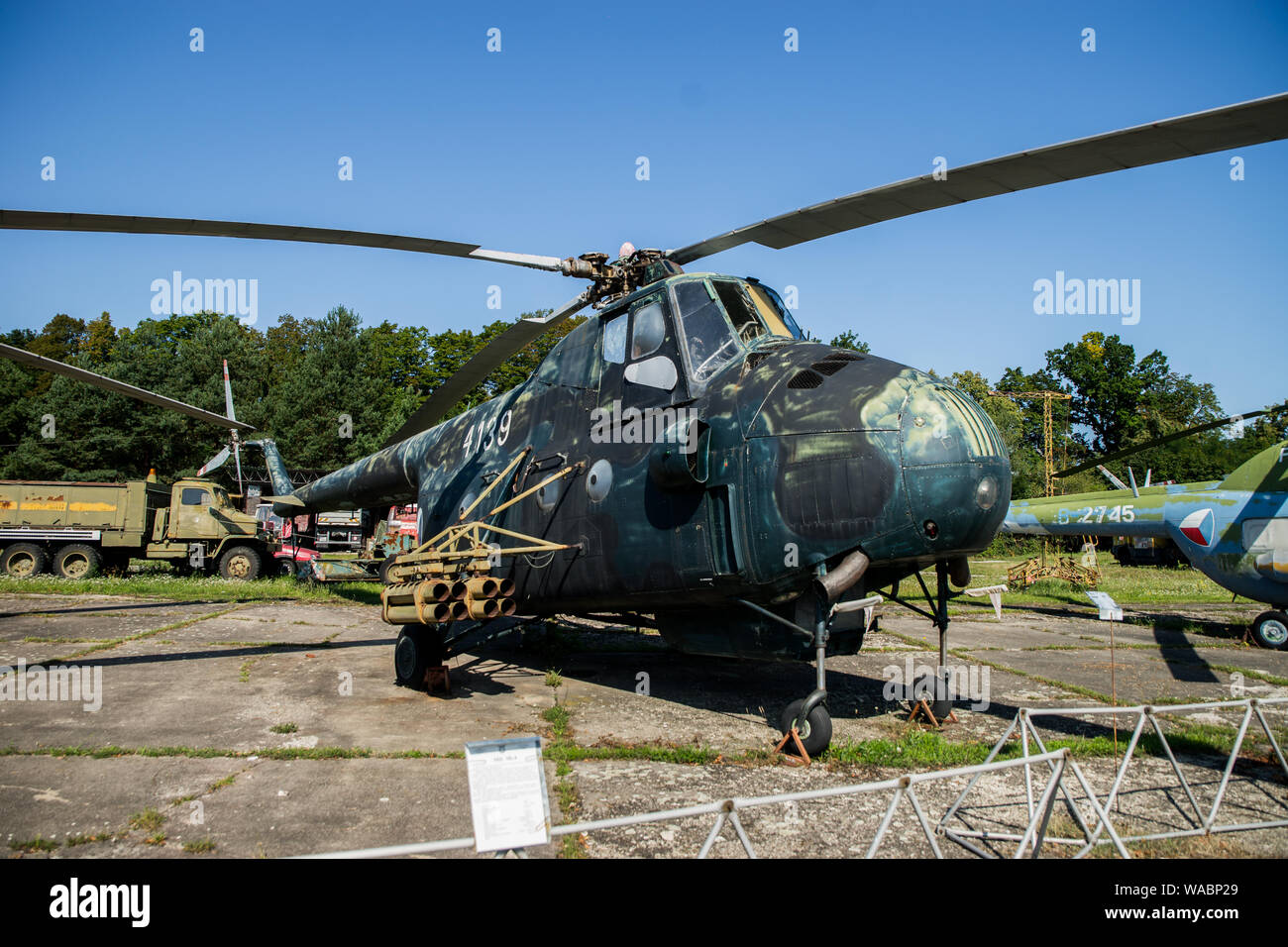 Old Mil Mi-4 Stock Photo