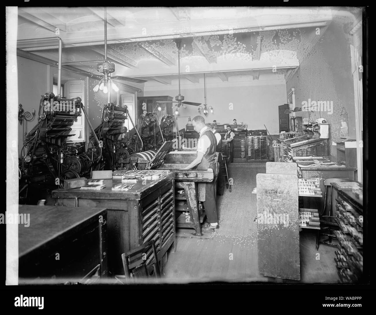 Congressional Library, [Washington, D.C.] bookbinding Stock Photo Alamy
