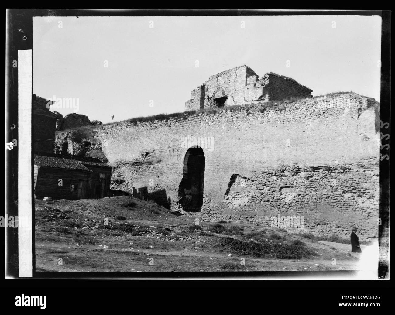 Constantinople. Ancient ramparts, Constantinople Stock Photo - Alamy