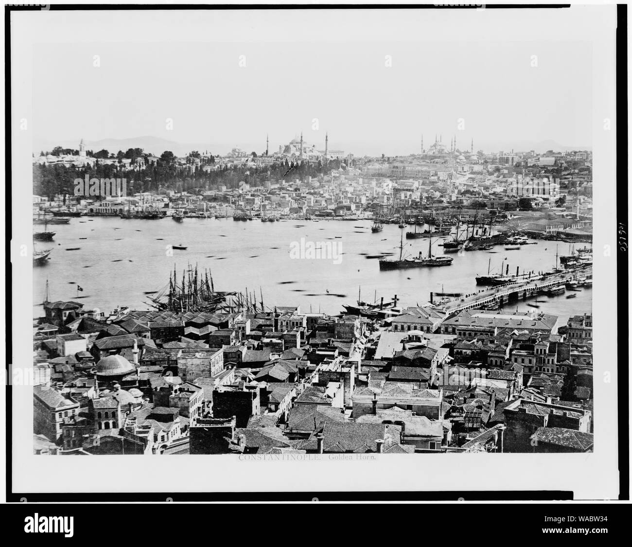 Constantinople. Golden Horn Stock Photo Alamy