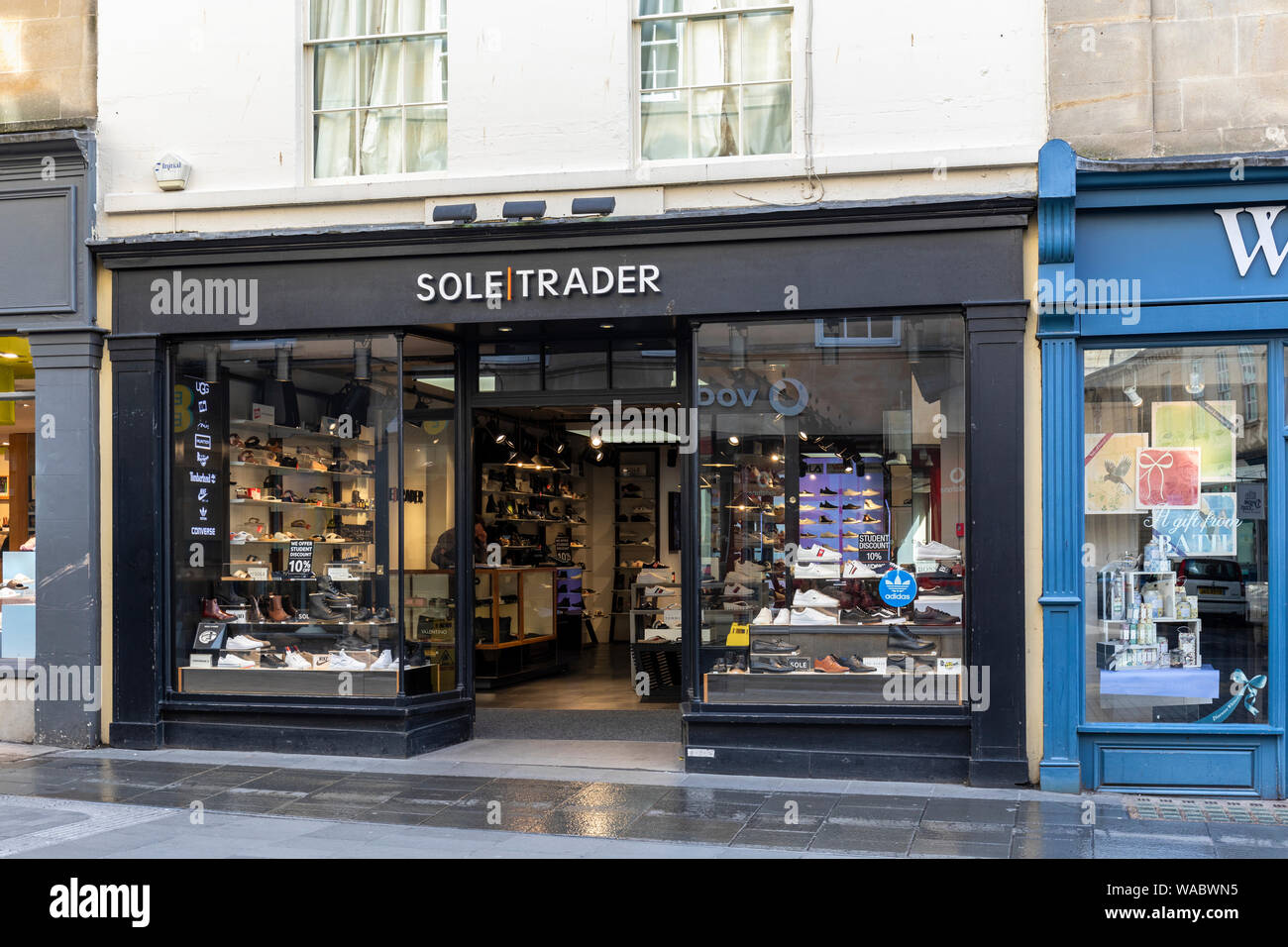 Soletrader - Shoe store, Stall Street, Bath, UK Stock Photo