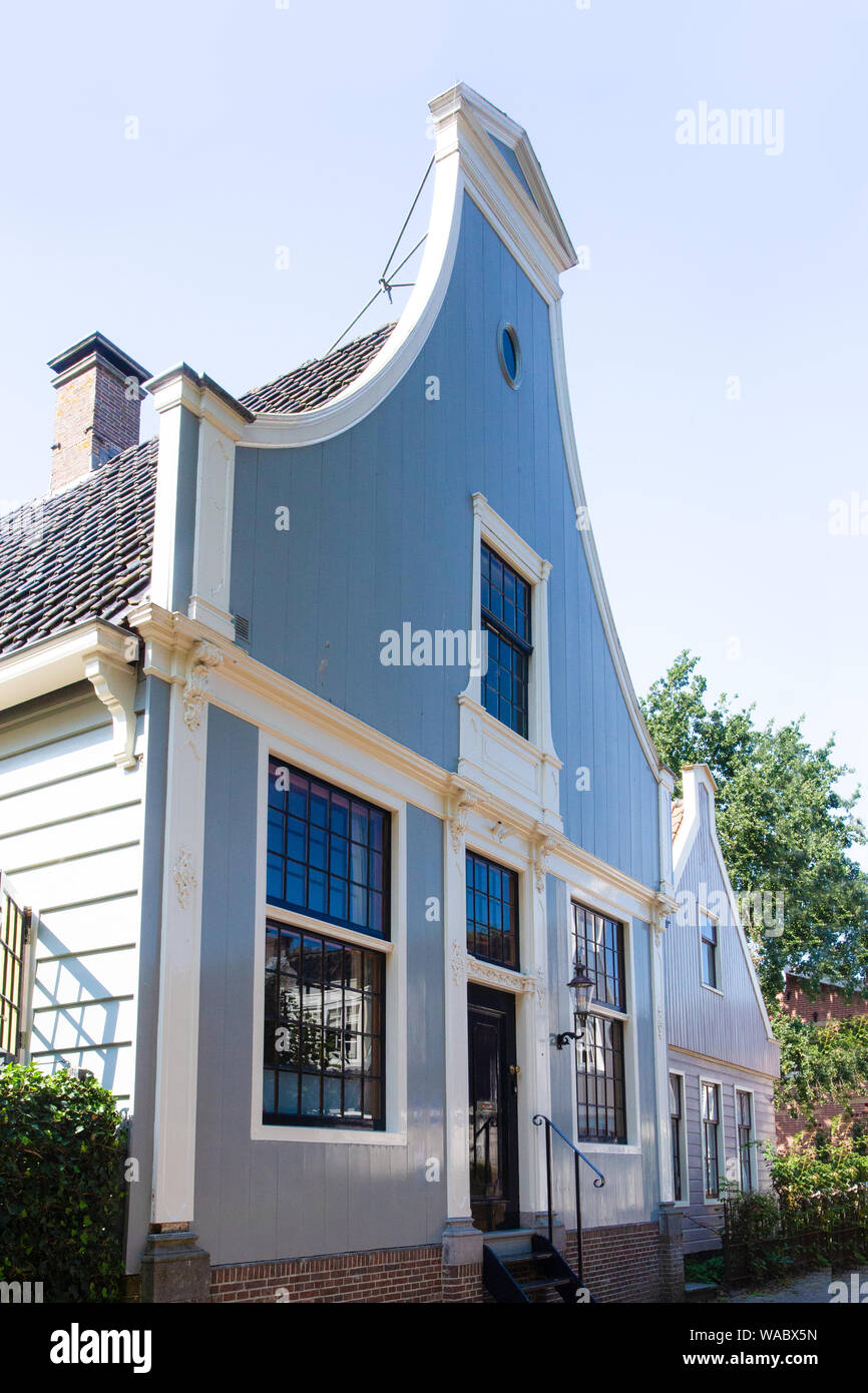 View of typical architecture seen in North Holland Netherlands Stock Photo