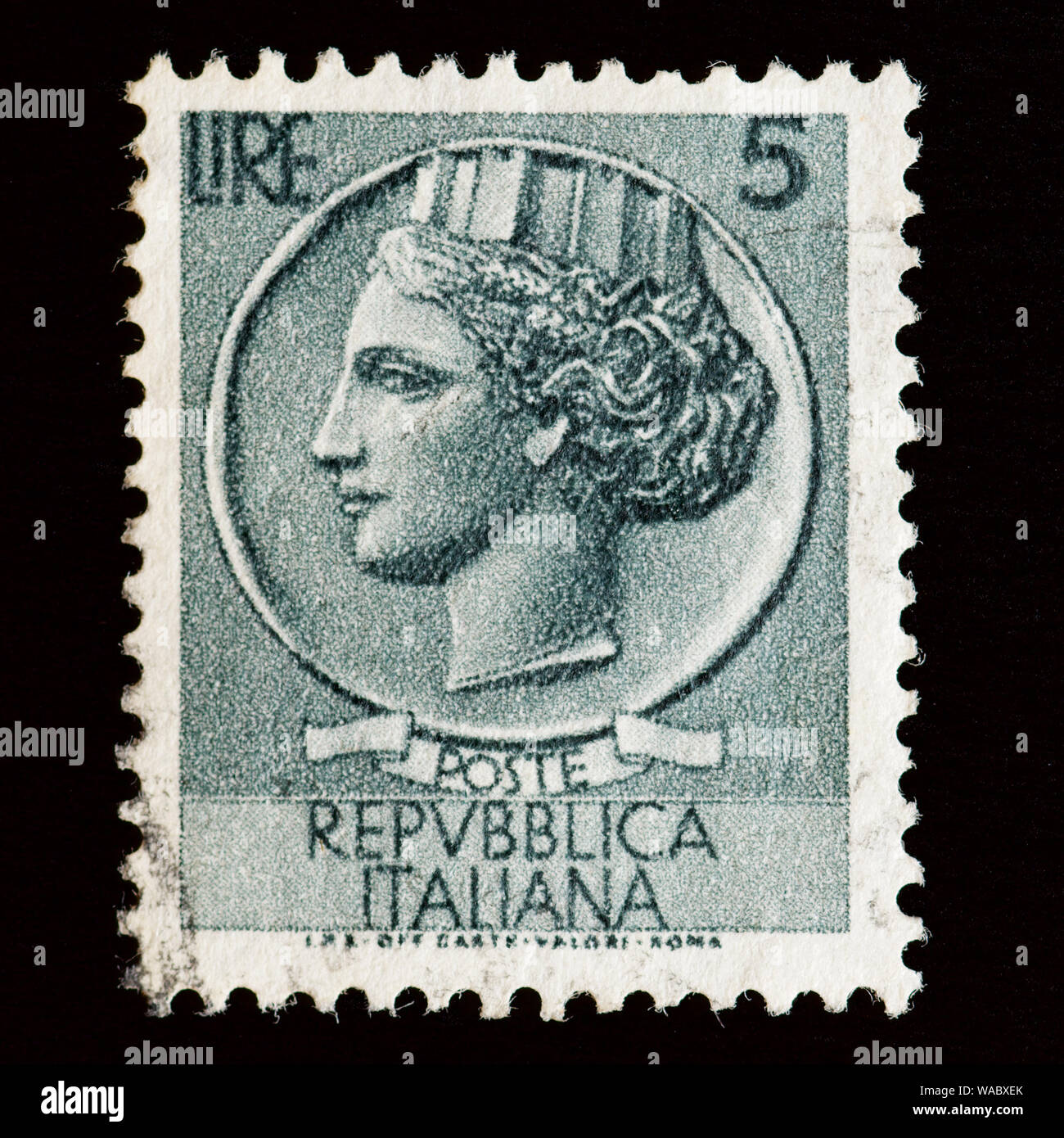 Franked Italian Stamp High Resolution Stock Photography and Images - Alamy