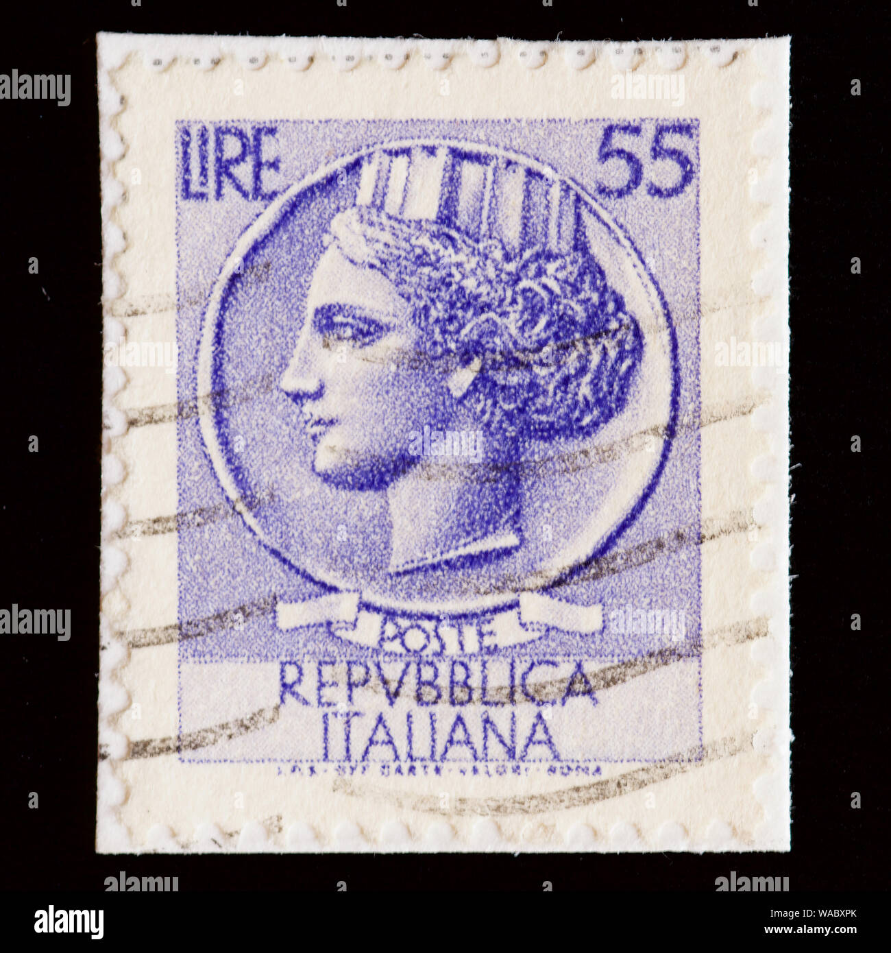 Franked Italian Stamp High Resolution Stock Photography and Images - Alamy