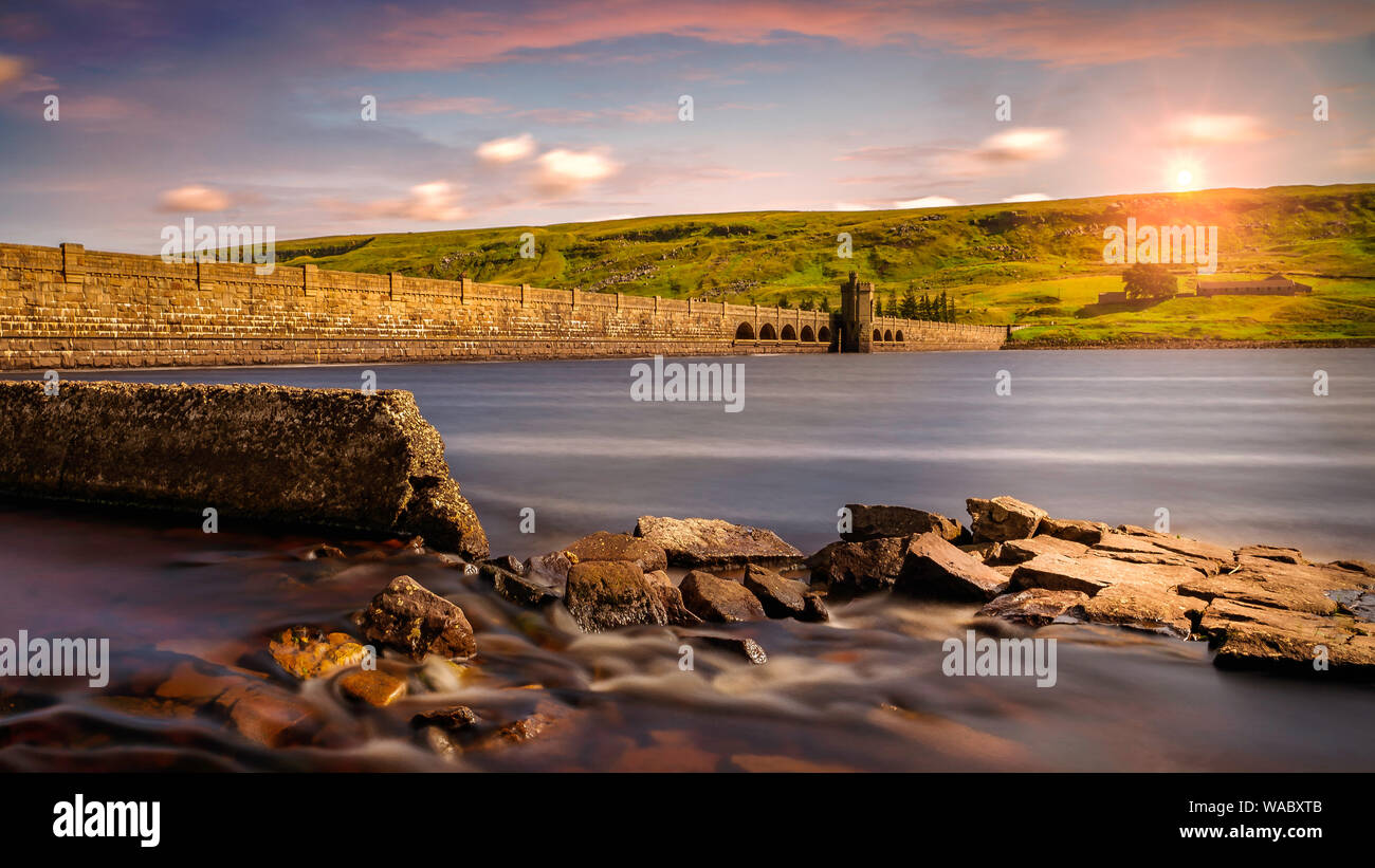 Scar House Reservoir Stock Photo