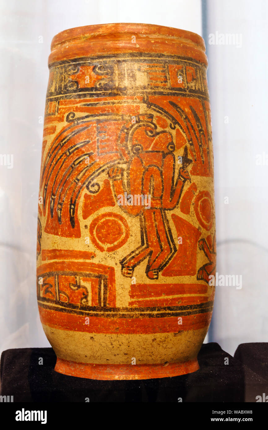 Yekaterinburg Russia January 17 2019 Ancient Mayan Ceramic