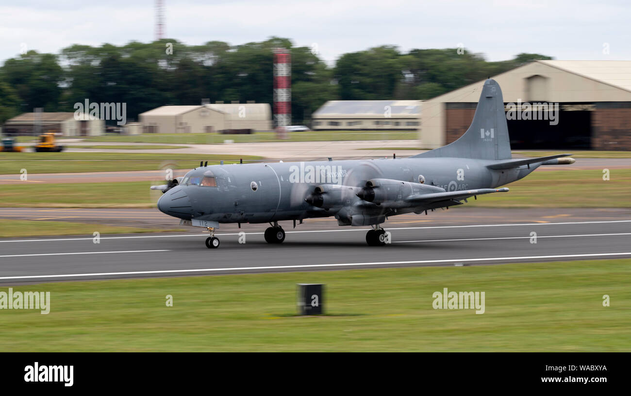 Canadian CP-140 Aurora at the Royal International Air Tattoo 2019 for static display Stock Photo