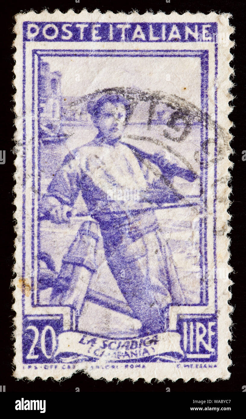 Franked Italian Stamp High Resolution Stock Photography and Images - Alamy