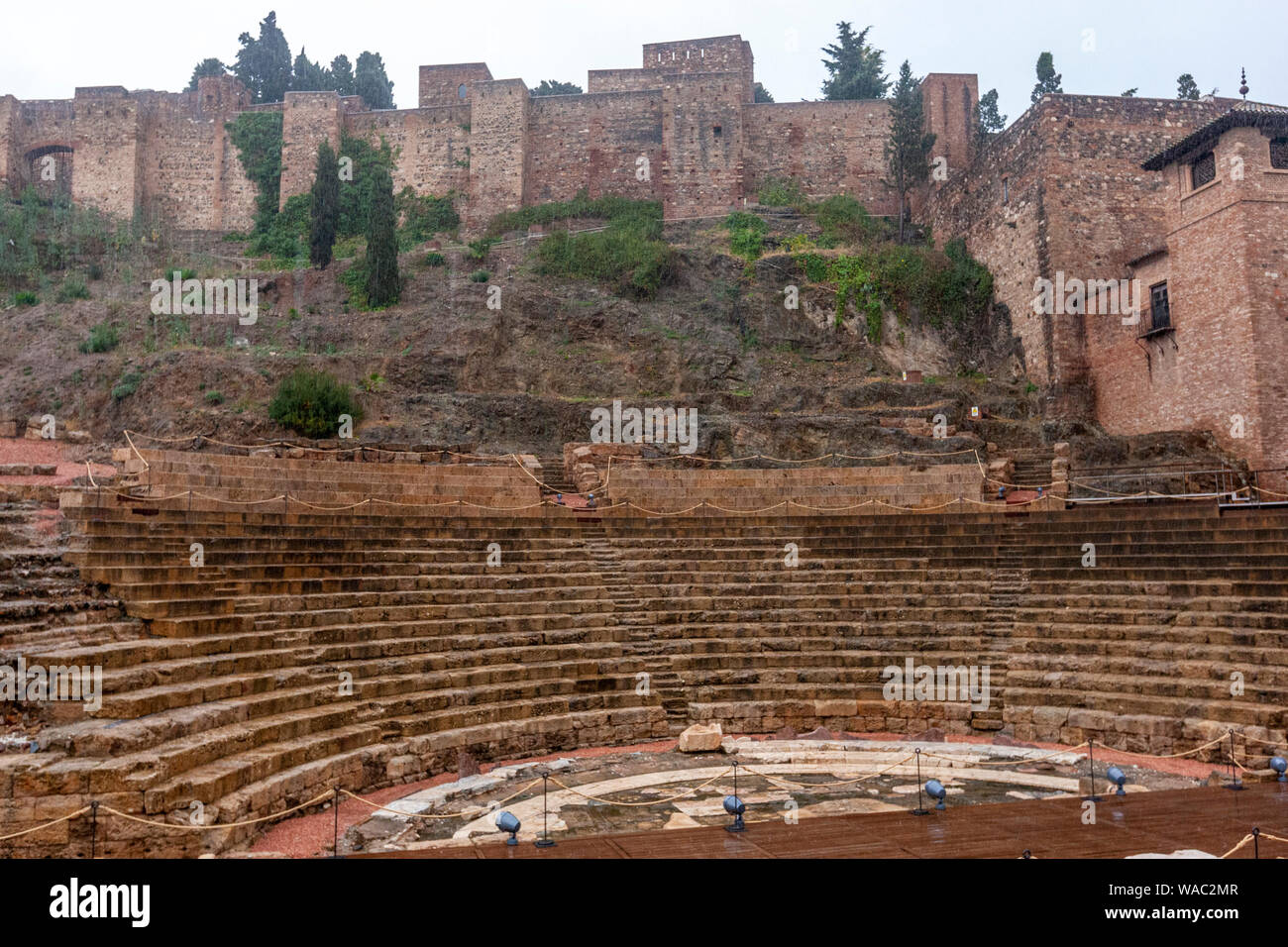 Teatro Romano, Malaga, Andalusia, Spain Stock Photo Alamy