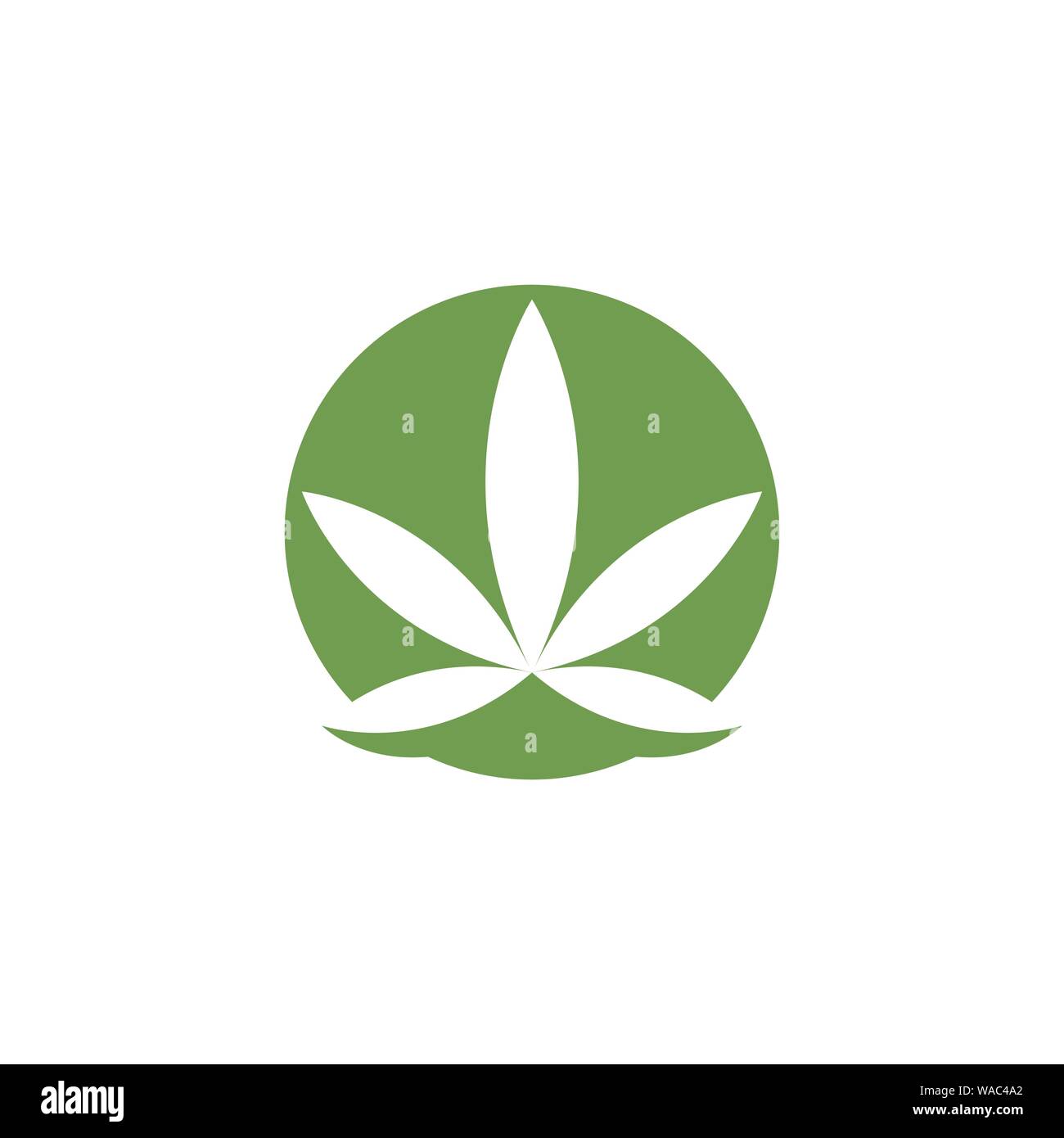 Premium Vector | Green Marijuana Hemp Leaf Icon Vector Logo Template Illustration Design Vector Eps 10 39295233