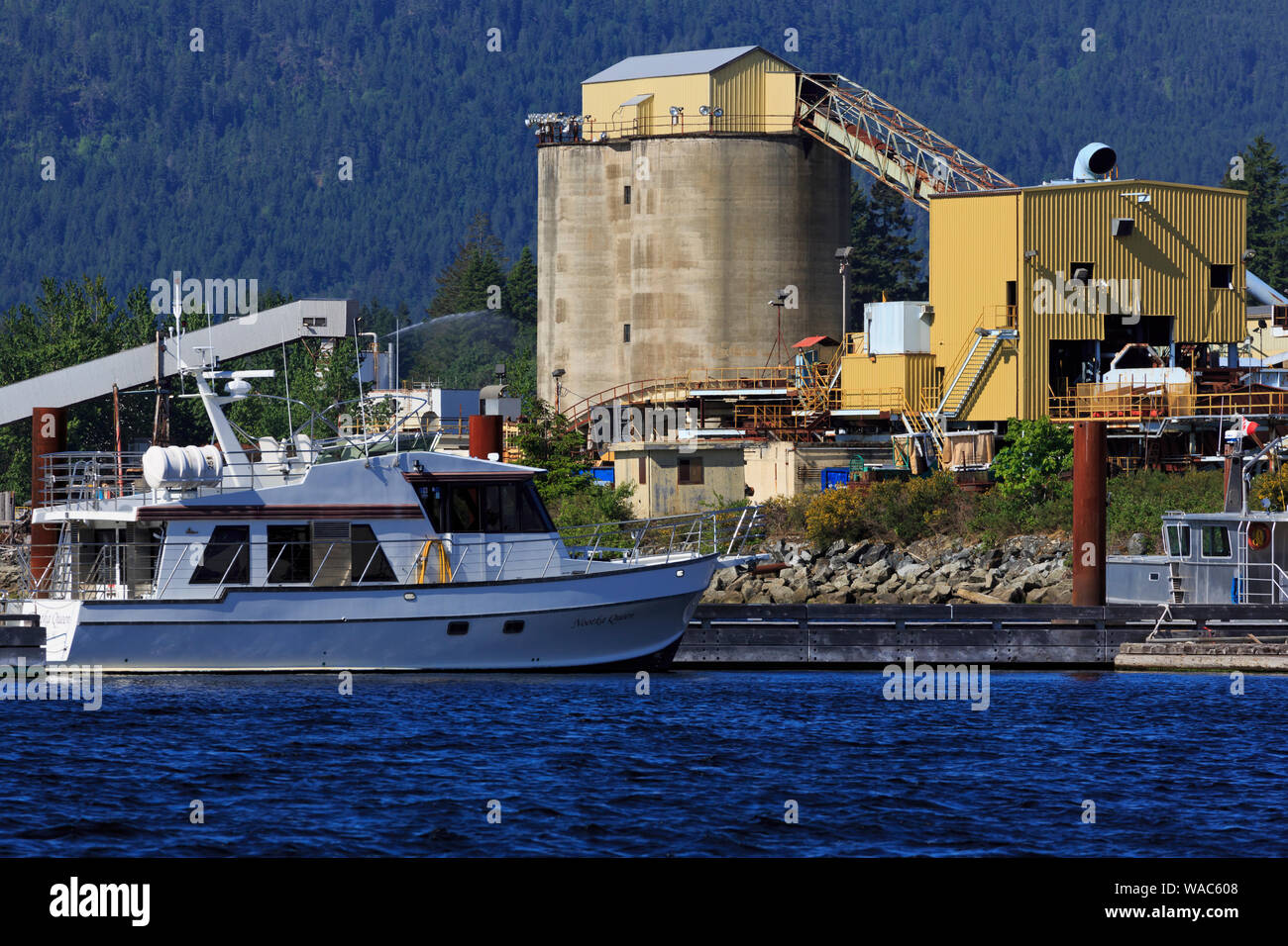 Lumber processing plant, Port Alberni, Vancouver Island, British