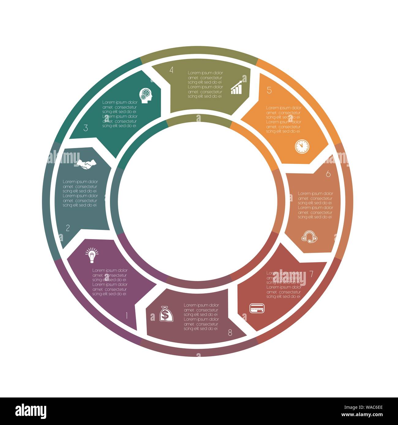 Business Template Infographic For Success Project Workflow Web