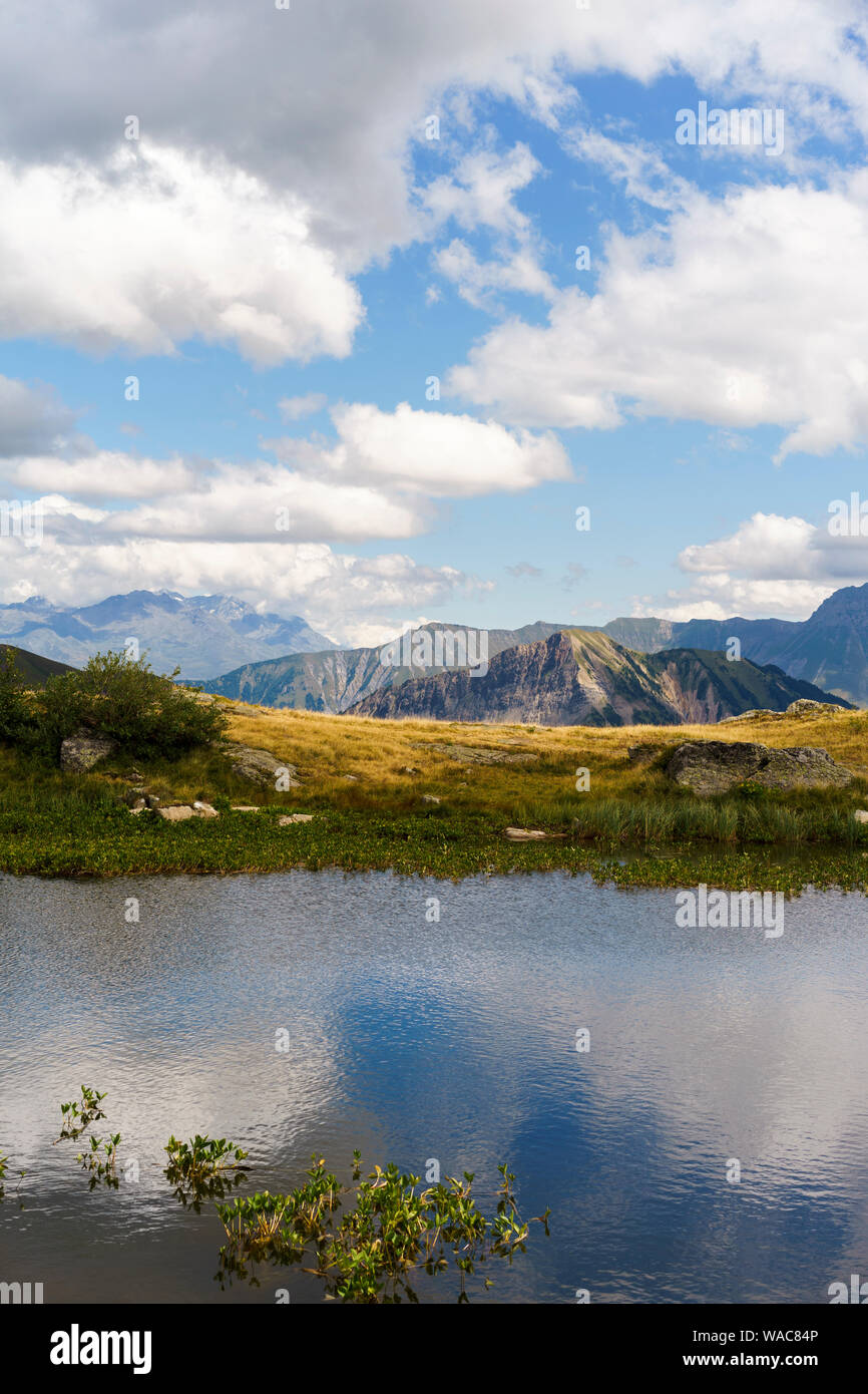 Mountains. landscape. French Alps Stock Photo