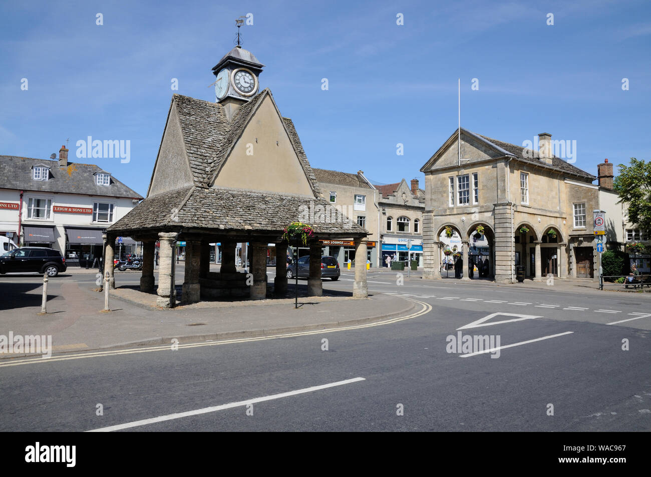 The Buttercross and Towen Hall, Market Square, Witney, Oxfordshire