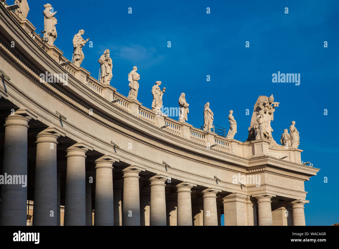 Bernini Colonnade High Resolution Stock Photography And Images Alamy