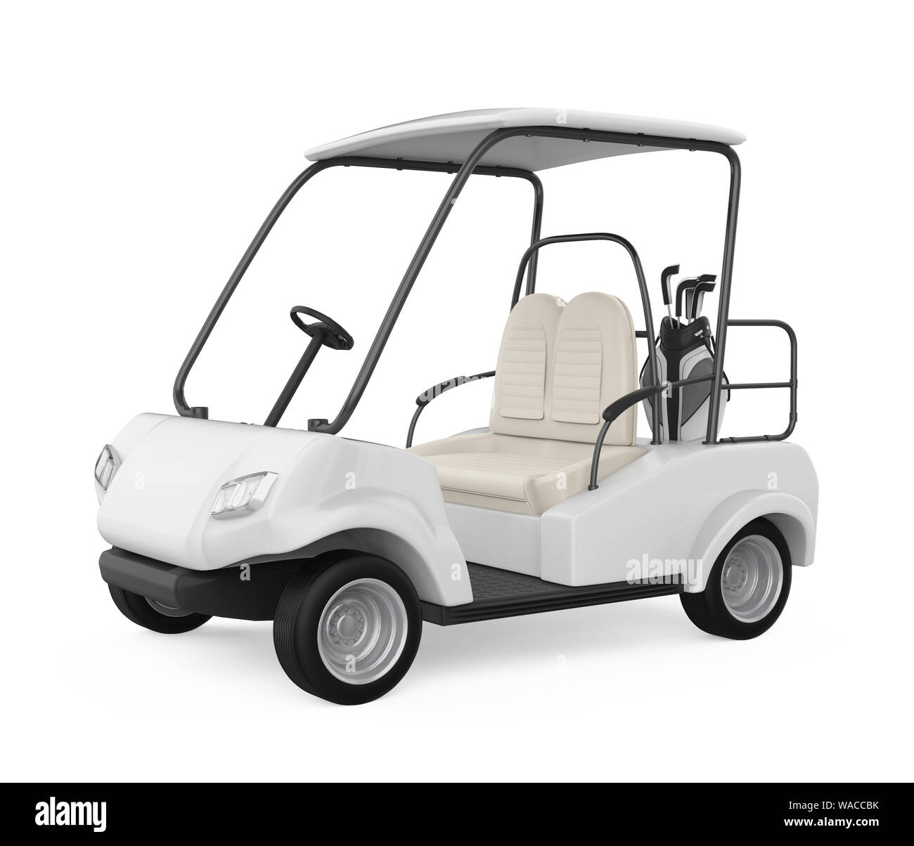 Golf Cart Isolated Stock Photo Alamy