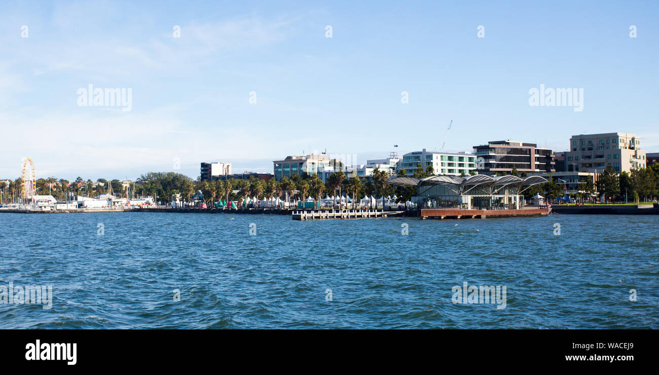 Geelong Waterfront in Summer Stock Photo Alamy