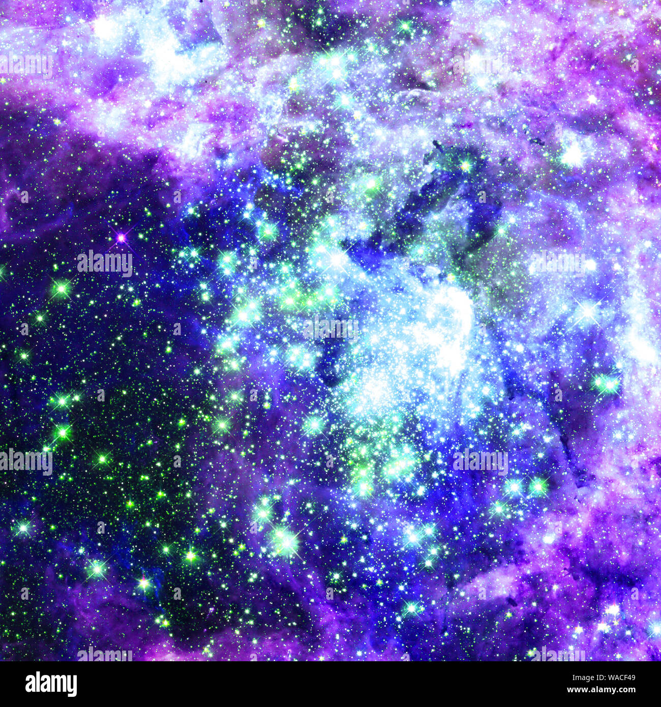 Universe filled with stars, nebula and galaxy. Elements of this image ...
