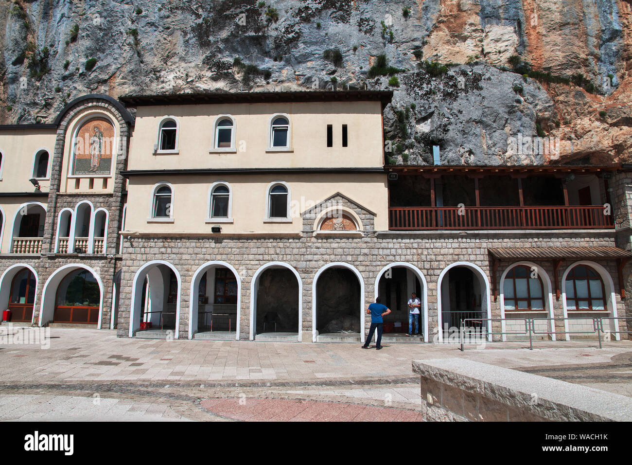 Ostrog - the ancient orthodox monastery in Montenegro Stock Photo - Alamy