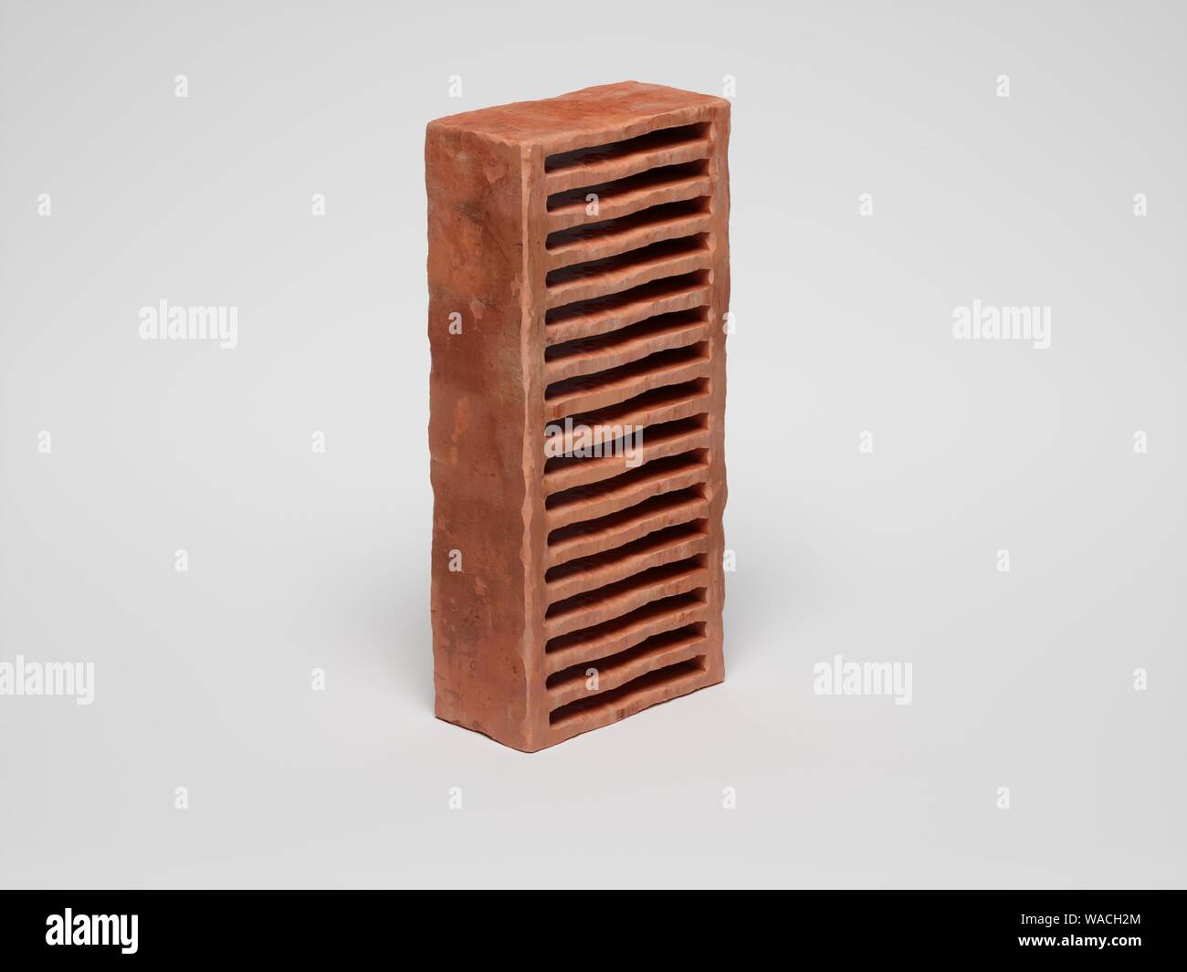 3D illustration brick on white background Stock Photo - Alamy