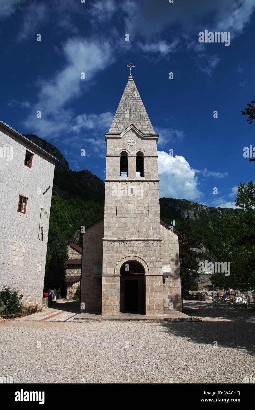 Ostrog - the ancient orthodox monastery in Montenegro Stock Photo - Alamy