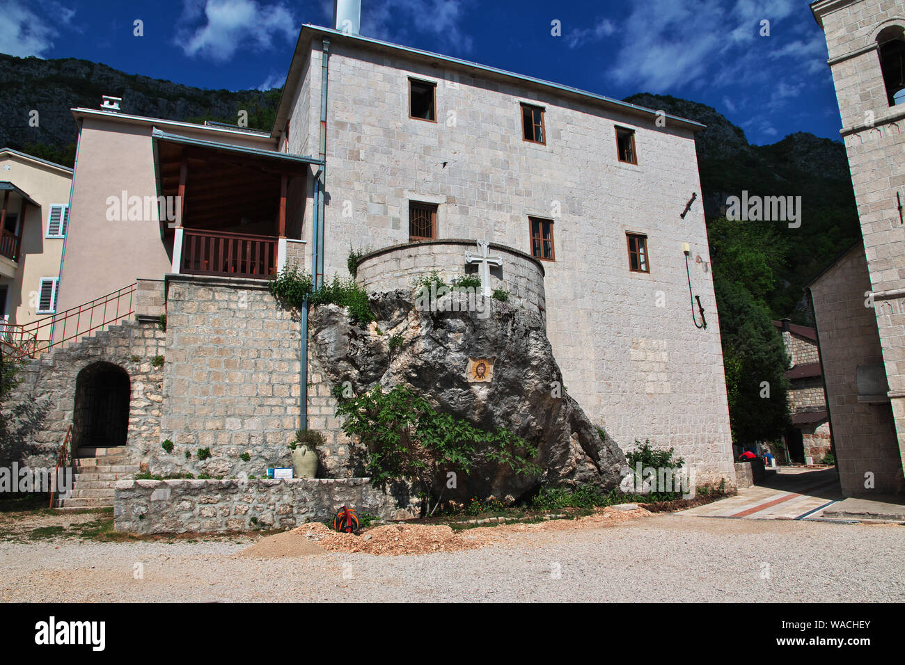 Ostrog - the ancient orthodox monastery in Montenegro Stock Photo - Alamy