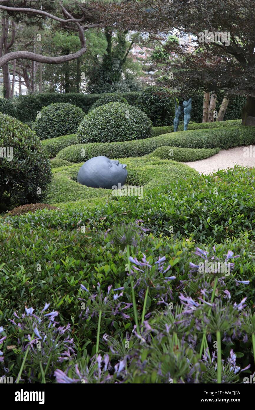 Samuel Salcedo in Etretat Gardens Stock Photo - Alamy