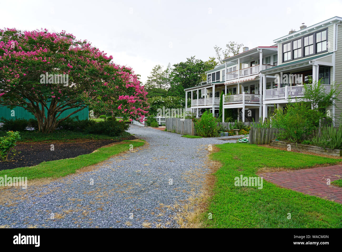 CHESTERTOWN, MD 17 AUG 2019 View of the historic town of Chestertown