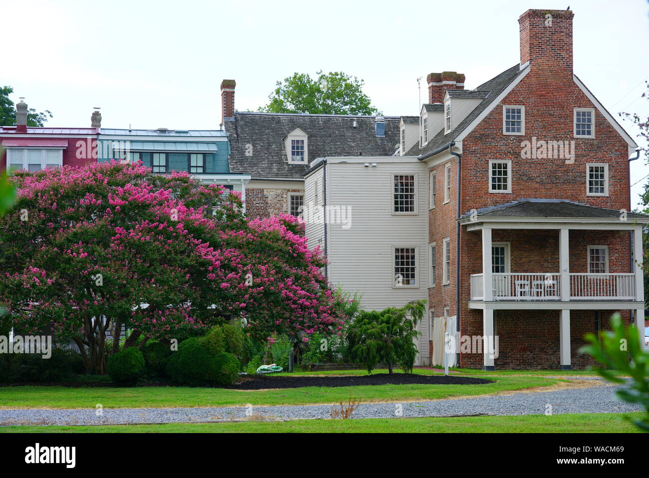 CHESTERTOWN, MD 17 AUG 2019 View of the historic town of Chestertown