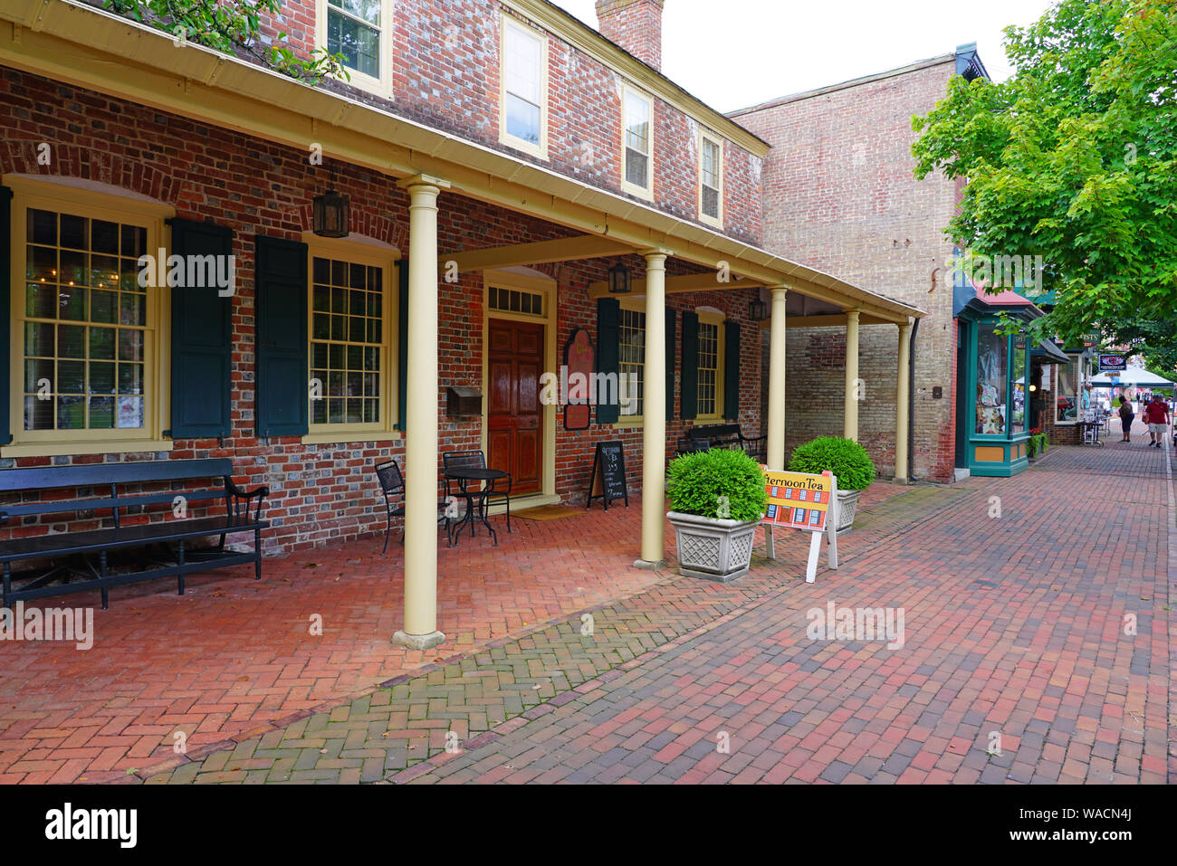 CHESTERTOWN, MD 17 AUG 2019 View of the historic town of Chestertown