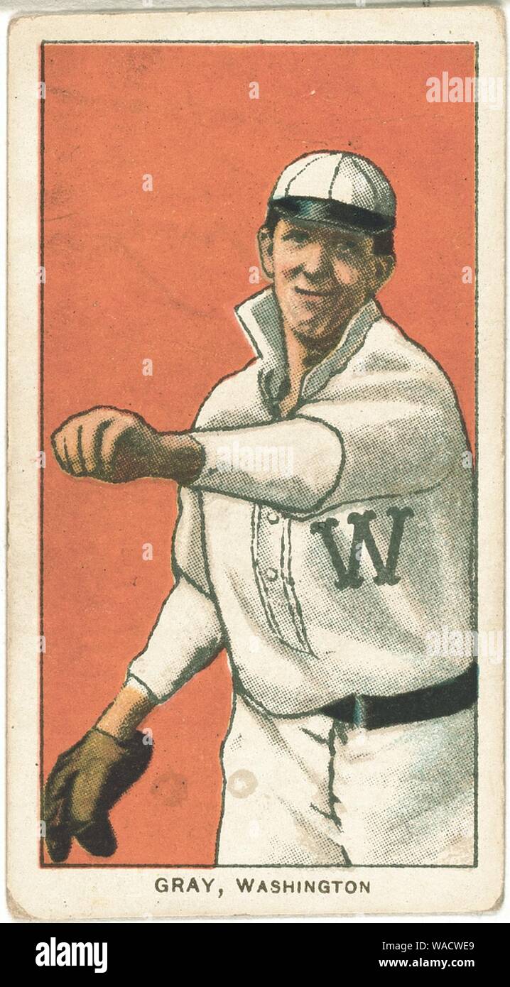 Dolly Gray, Washington Nationals, baseball card portrait Stock Photo